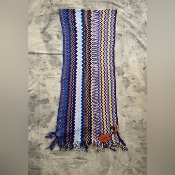 Missoni Orange Label Wool Scarf - Picture 3 of 6